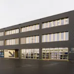 Moderne Aussenansicht des Firmengebäudes der Aurenus AG – Der Schweizer Spezialist für professionelle B2B Leadgenerierung und Vertriebsunterstützung.