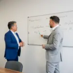 Peter und Patrizio von der Aurenus AG bei der strategischen Konzeption einer massgeschneiderten B2B Vertriebsstrategie und Lead-Pipeline für Schweizer Kunden.